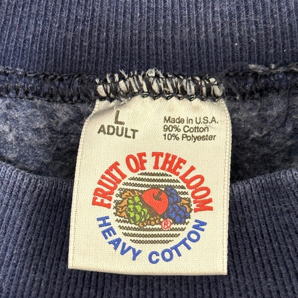 Fruit of the Loom Mens Sweatshirt L Blue 25th Wet n Open Golf Club The Swingers - Picture 3 of 8